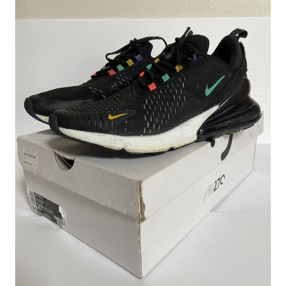 Nike Air Max 270 Black / Flash Crimson NSW Nike Sportswear AH8050-023 Size 10.5